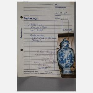 Deckelvase Kangxi-Zeit