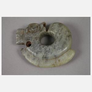 Archaische Jadeschnitzerei