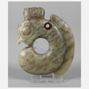 Archaische Jadeschnitzerei