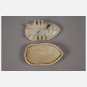 Figürliche Deckeldose