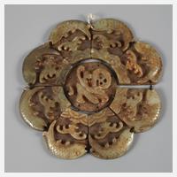 Neunteilige Jadeschnitzerei111