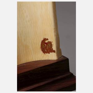 Elfenbeinschnitzerei