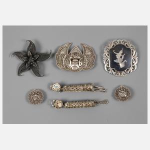 Konvolut Silberschmuck