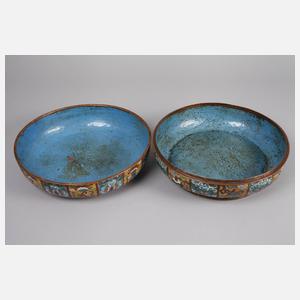 Große Deckeldose Cloisonné