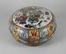 Große Deckeldose Cloisonné