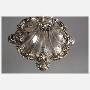 Dreiarmiger Silberleuchter