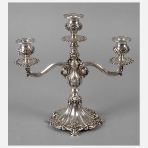 Dreiarmiger Silberleuchter