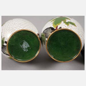 Drei Teile Cloisonné