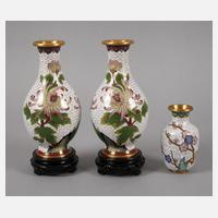 Drei Teile Cloisonné111
