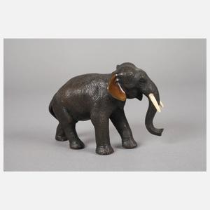 Bronzeplastik Elefant