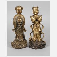 Kinderpaar Bronze111