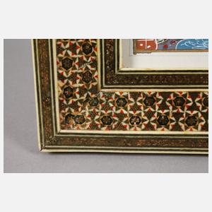 Indopersische Elfenbeinminiatur