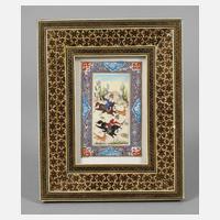 Indopersische Elfenbeinminiatur111