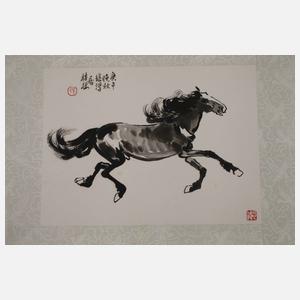 Acht Tuschezeichnungen