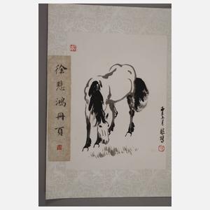 Acht Tuschezeichnungen