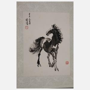 Acht Tuschezeichnungen