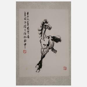 Acht Tuschezeichnungen