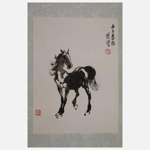 Acht Tuschezeichnungen