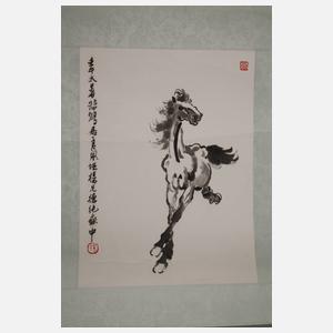 Acht Tuschezeichnungen