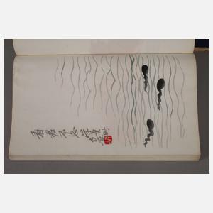 Mappe mit gebundenen Farbholzschnitten