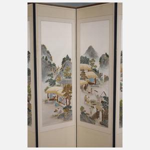 Großer asiatischer Paravent