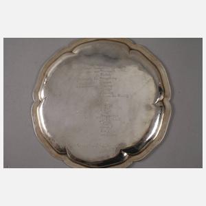 Silberteller Unteroffiziersschule Marienberg