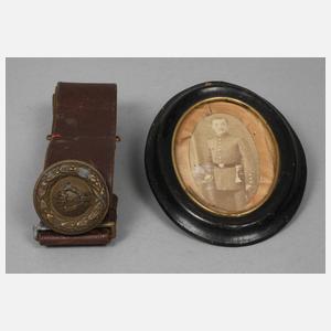 Koppel mit Feldbindenschloss