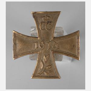 Kriegserinnerungszeichen Sachsen 1914