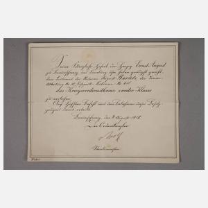 Kriegsverdienstkreuz Braunschweig/Lüneburg