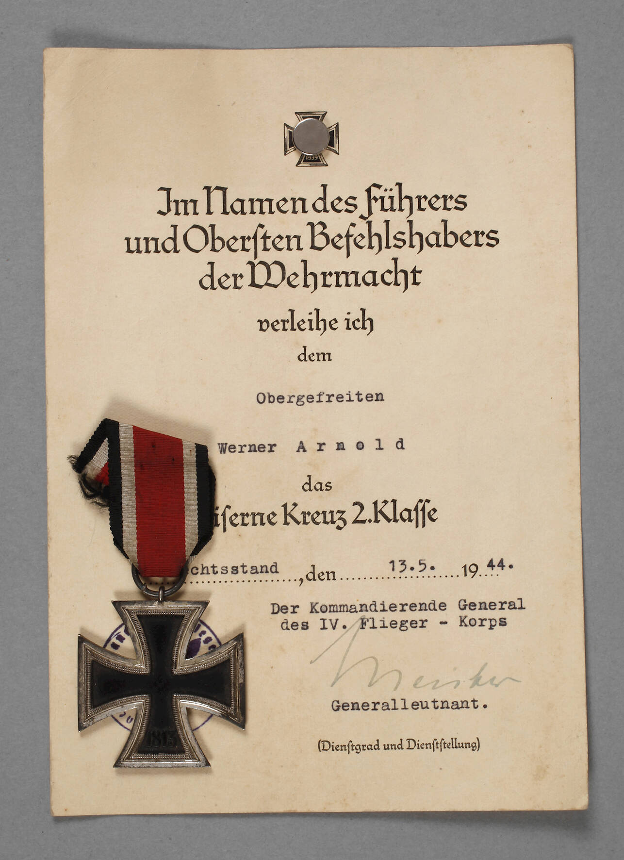 Eisernes Kreuz 1939 2. Klasse