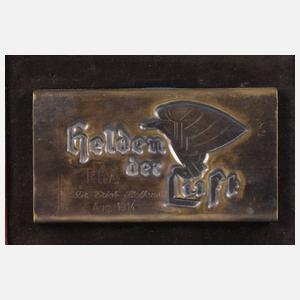 Plakette "Helden der Luft"