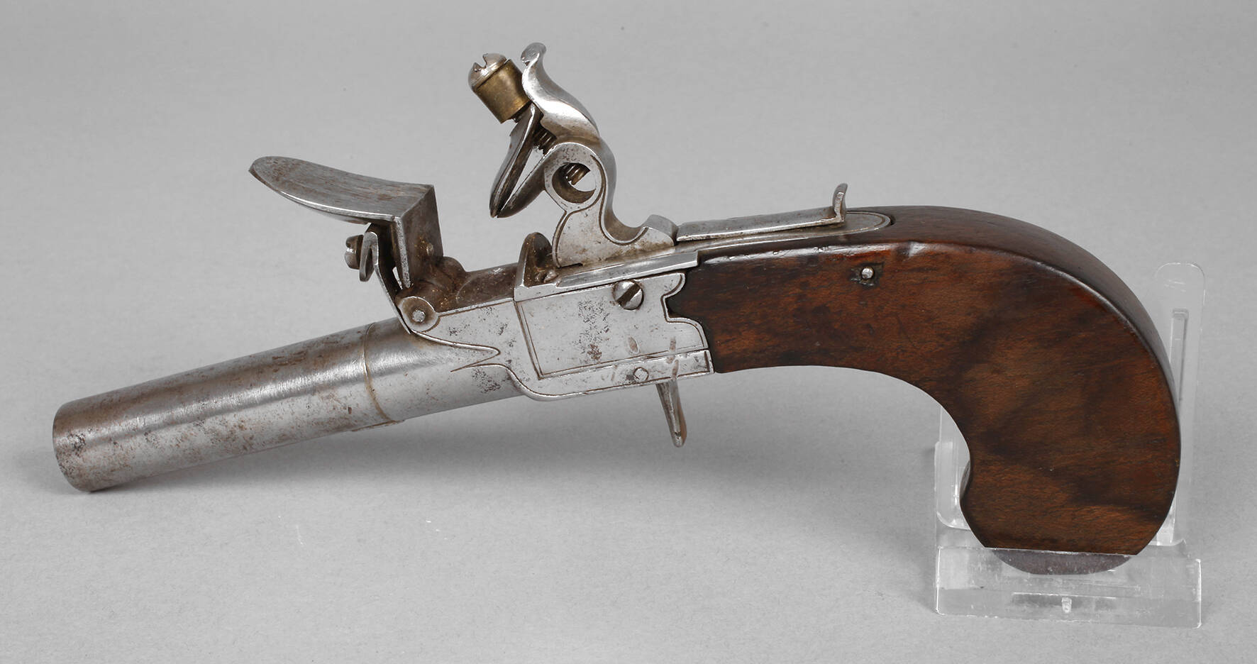 Steinschloss-Taschenpistole