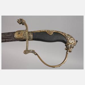 Interims-Löwenkopfdegen Sachsen