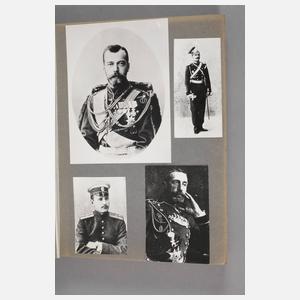 Sammlung Portraitfotografien russisches Militär vor 1917