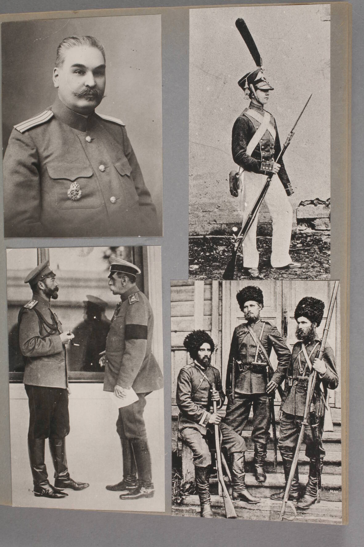 Sammlung Portraitfotografien russisches Militär vor 1917