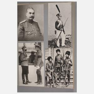 Sammlung Portraitfotografien russisches Militär vor 1917