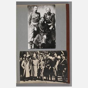 Sammlung Portraitfotografien russisches Militär vor 1917