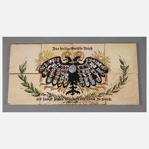 Quaternionenadler als Fliesenbild