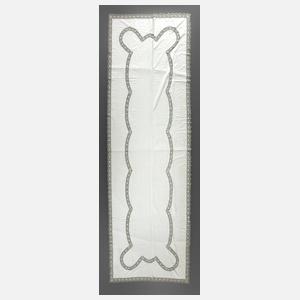 Großes Tafeltuch mit Spitzeneinsatz