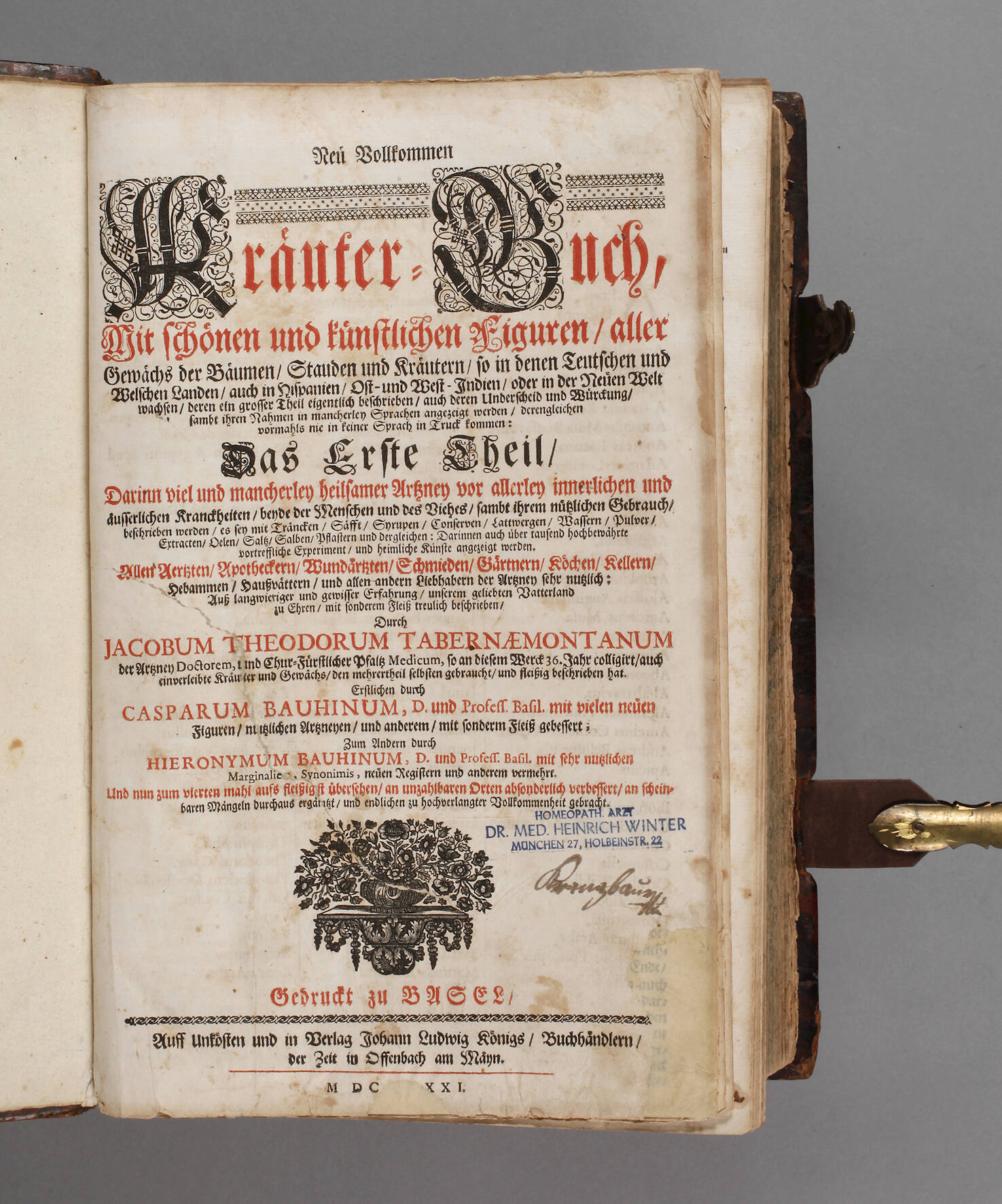 Neu Vollkommen Kräuter-Buch