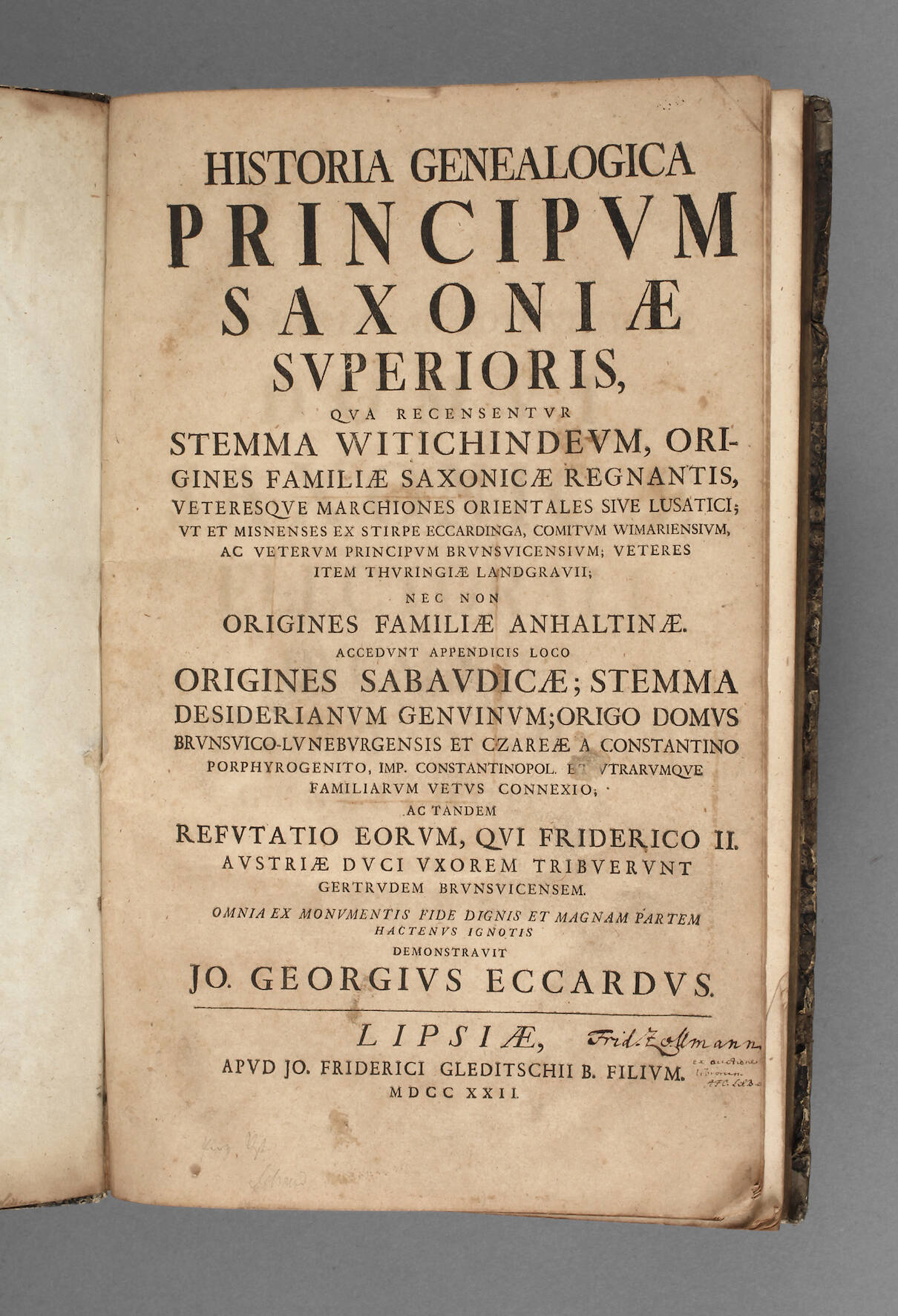 Historia Genealogica Principum Saxoniae