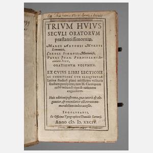 Trium huius seculi oratorum
