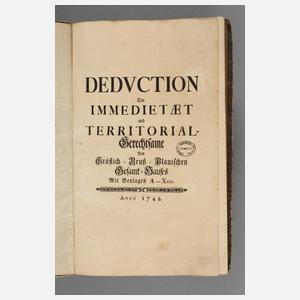 Deduction der Immedietaet