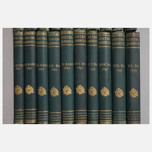 Konvolut Goethe-Jahrbuch