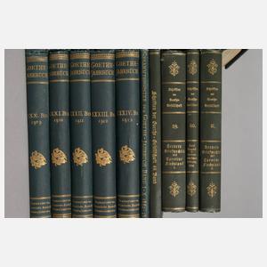 Konvolut Goethe-Jahrbuch