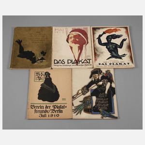 Konvolut "Das Plakat"