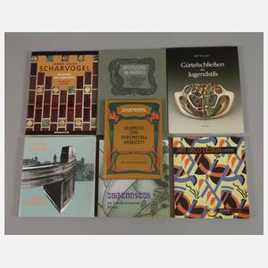 Konvolut Kunstliteratur Jugendstil/Art déco