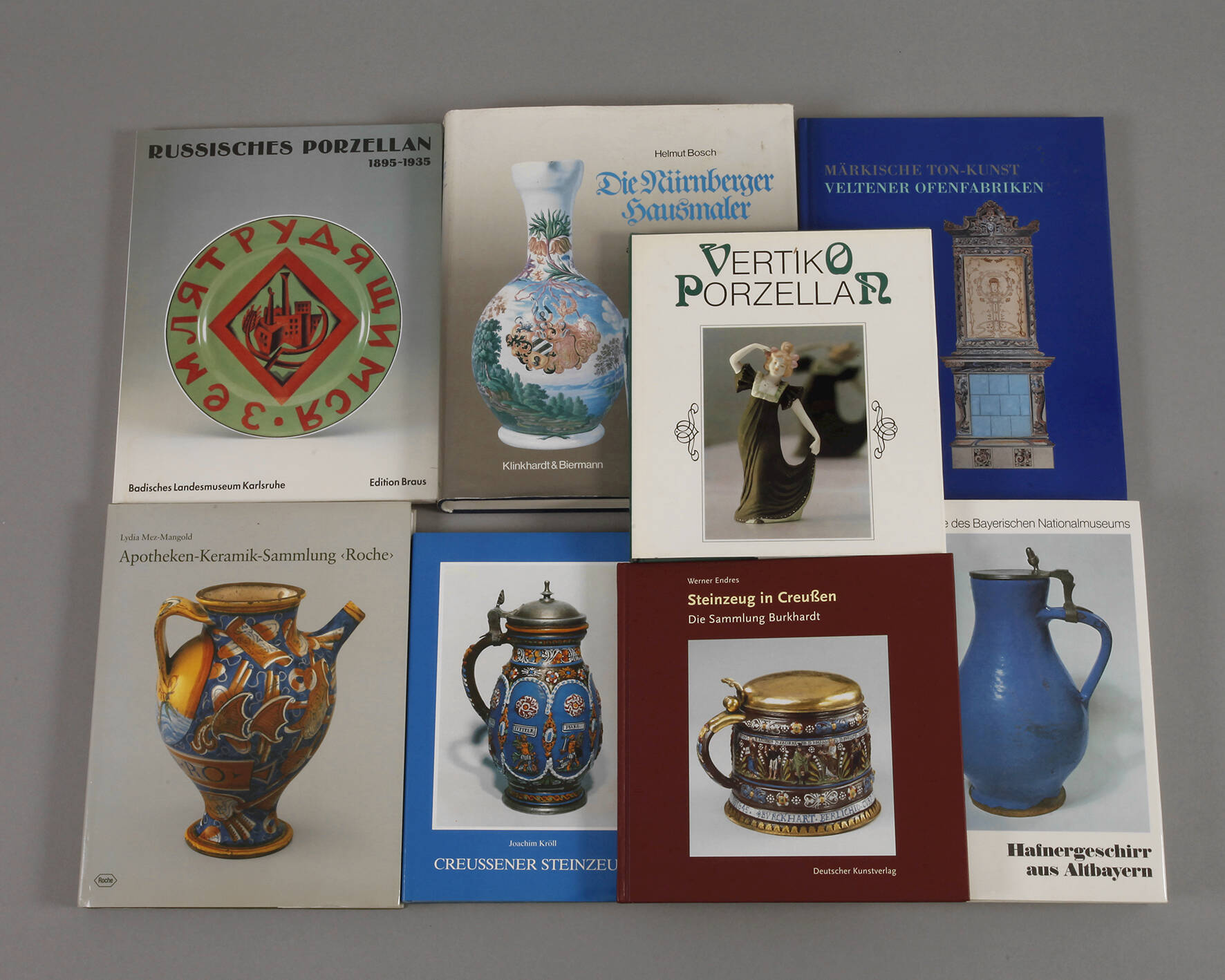 Konvolut Kunstliteratur Keramik/Porzellan