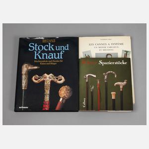 Drei Fachbücher Stöcke