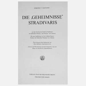 Simone F. Sacconi, Die Geheimnisse Stradivaris